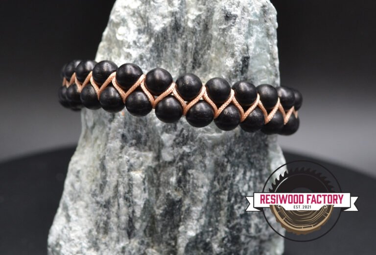 Bracelet SHAMBALLA Ebène 6mm