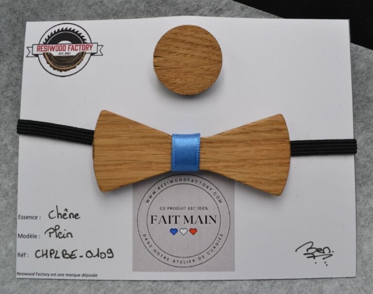 Nœud Papillon en Bois pour Bébé
