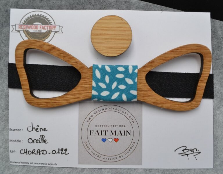 Nœud Papillon en Bois pour Adulte