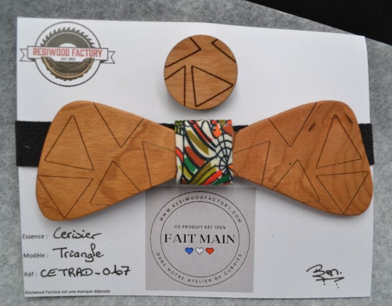 Nœud Papillon en Bois pour Adulte