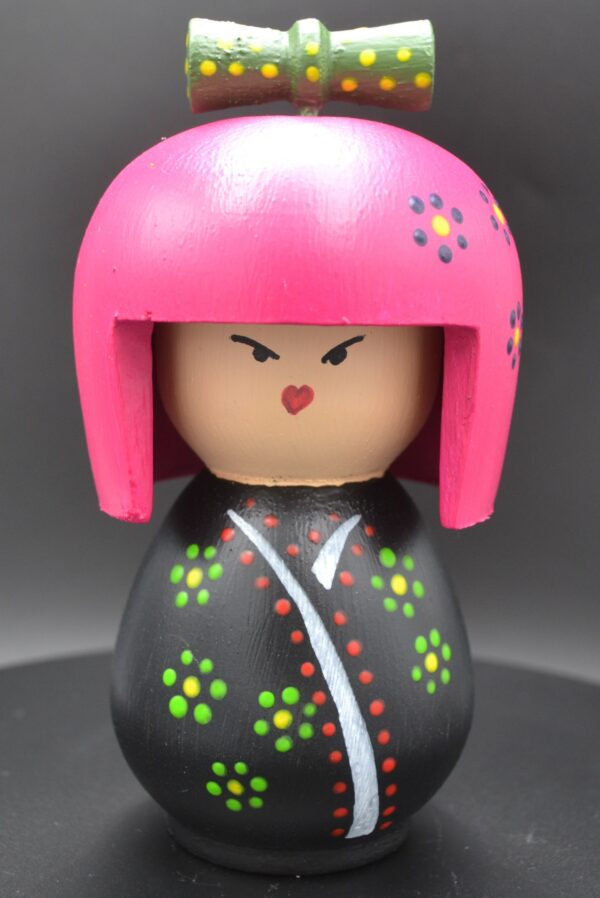 KOKESHI "Happy Summer #004" en Hévéa