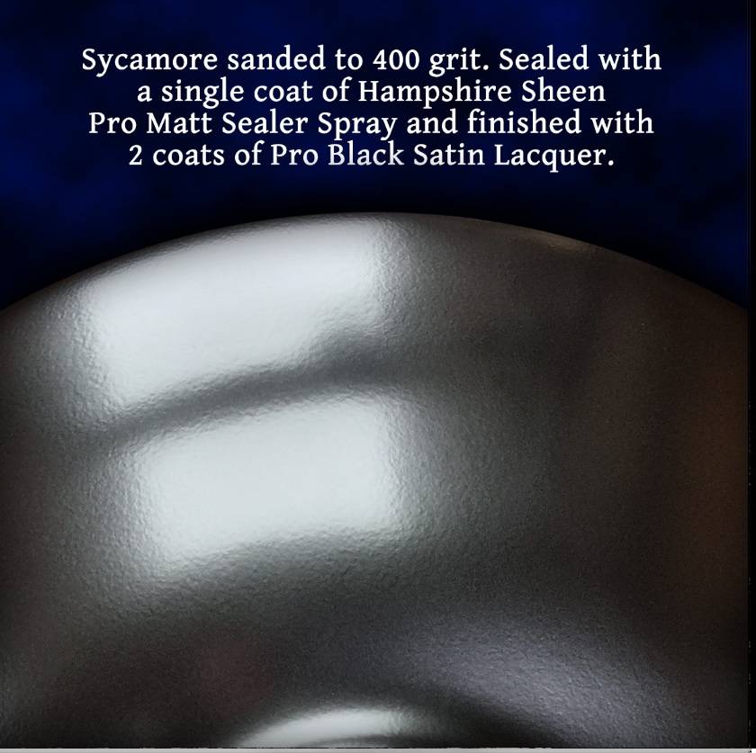 Exemple Laque Noire Satinée Hampshire Sheen
